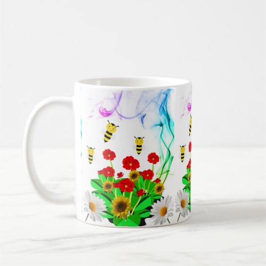 Bumblebee Floral Bumblebee Mok (Links)