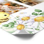 Bumblebee Floral First Year Photo Milestone Poster (Hoek)