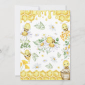 Bumblebee Floral Time Capsule Note Message Card Bedankkaart (Achterkant)