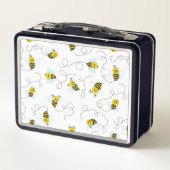 Bumblebee Flying Yellow Black Bumble Bee (Achterkant)