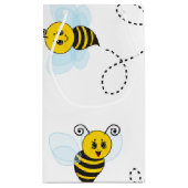 Bumblebee Flying Yellow Black Bumble Bee Klein Cadeauzakje (Achterkant)