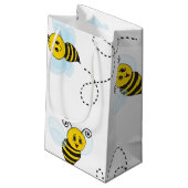 Bumblebee Flying Yellow Black Bumble Bee Klein Cadeauzakje (Achterkant Gekanteld)