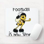 Bumblebee Football Mijn sport Muismat (Met muis)