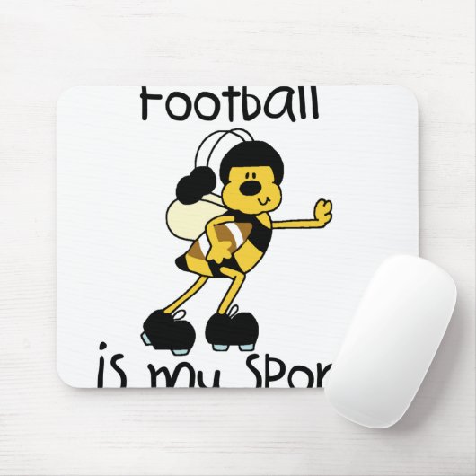 Bumblebee Football Mijn sport Muismat (Met muis)