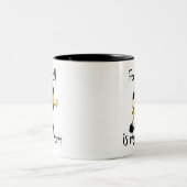 Bumblebee Football Mijn sport Tweekleurige Koffiemok (Center)