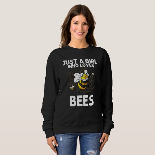 Bumblebee For Girls Kids Beekeeper Honey Bee Trui (Voorkant volledig)