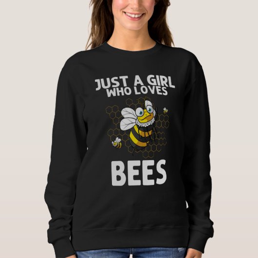 Bumblebee For Girls Kids Beekeeper Honey Bee Trui (Voorkant)