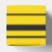 Bumblebee geïnspireerd geel/zwart gestreept patroo bedankdoosjes (Bovenkant)