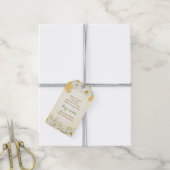 Bumblebee Gele Baby shower Sprinkle Fles Favor Cadeaulabel (Met Touw)