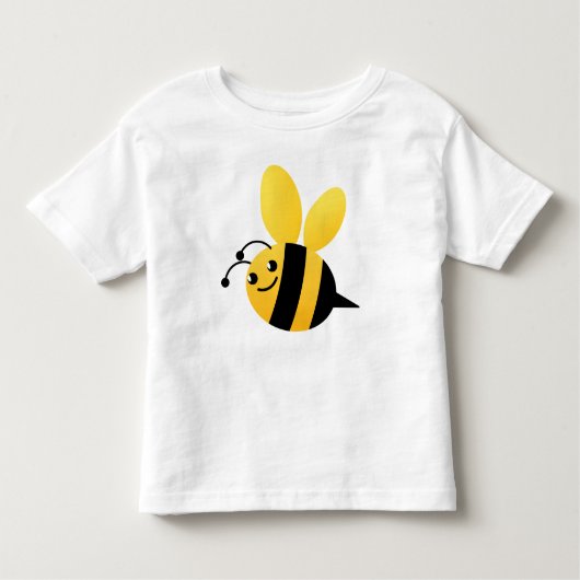 Bumblebee gele en zwarte bijenkooien en -meisjes kinder shirts (Voorkant)
