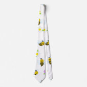 Bumblebee Gele Zwarte Bumble Bee Colorful Stropdas (Voorkant)