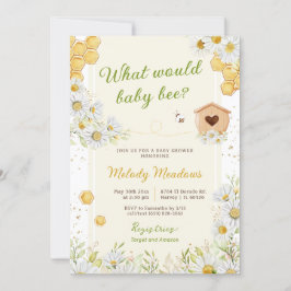 Bumblebee Geslacht Baby shower van bijen Kaart