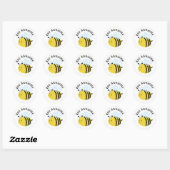 Bumblebee Geweldige bijen Ronde Sticker (Vel)