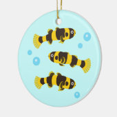 Bumblebee Goby Fish Keramisch Ornament (Links)