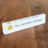 Bumblebee Hive met Buzzing Bijen, speciaal geperso Naambordje (Zijkant)