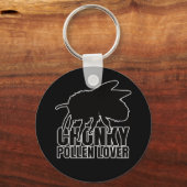 Bumblebee hommel - Entomologie geek Sleutelhanger (Voorkant)