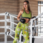 Bumblebee Honey Patterned | LEGGINGS