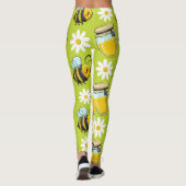 Bumblebee Honey Patterned | LEGGINGS (Achterkant)