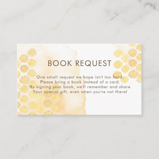 Bumblebee Honeycomb Informatiekaartje (Voorkant)