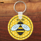 Bumblebee Honeycomb Sleutelhanger NIEUW! (Achterkant)