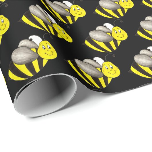 Bumblebee honingbije Insect Bug Cadeaupapier (Rol Hoek)