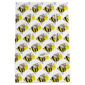 Bumblebee honingbijen medium cadeauzakje (Achterkant)