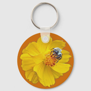 Bumblebee in Cosmos Sleutelhanger