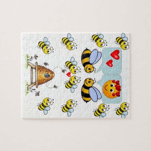 Bumblebee Jigzaag Puzzle Legpuzzel (Horizontaal)