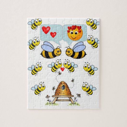 Bumblebee Jigzaag Puzzle Legpuzzel (Verticaal)