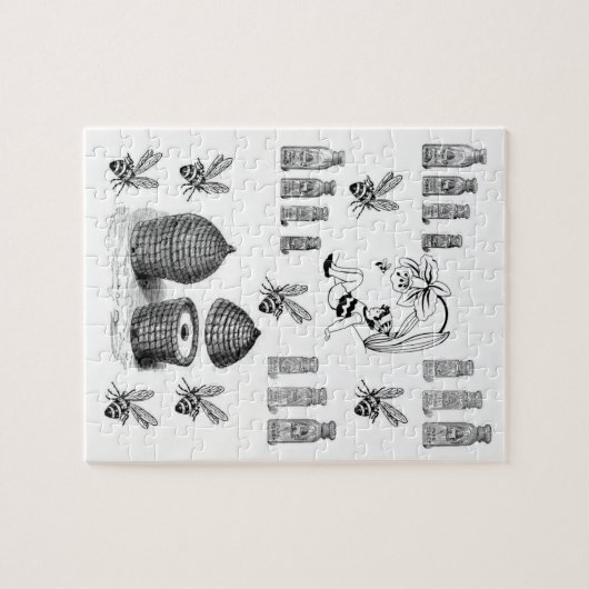 Bumblebee Jigzaag Puzzle Legpuzzel (Horizontaal)