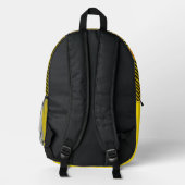 'BumbleBee Kaleidoscope' Backpack   Bedrukte Rugzak (Achterkant)
