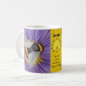 Bumblebee koffie Mok Tea Cup Oorspronkelijke kunst (Voorkant links)