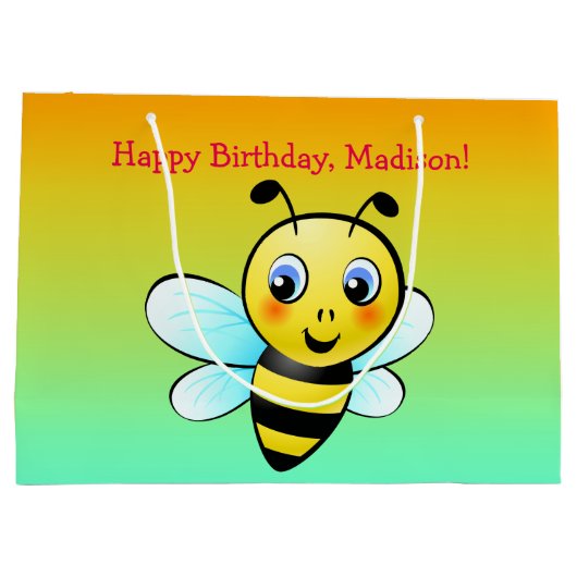 Bumblebee Large Cadeautasje (Achterkant)