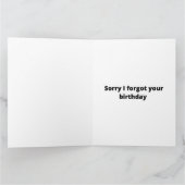 Bumblebee late verjaardag kaart (Binnen)