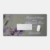 Bumblebee Lavendel Alle Goede Dingen Wild en Grati Bureaumat (Keyboard & Muis)