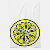 Bumblebee Lemon Keuken Handdoek (Verticaal)