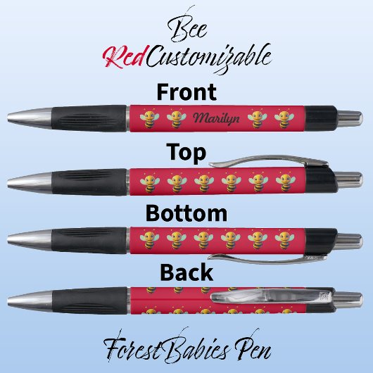 Bumblebee, Leuke Kinder Honingbij Cartoon Levendig Pen