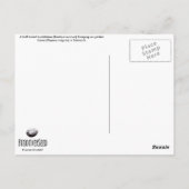 Bumblebee met buff-tailed op Briefkaart van Garden (Achterkant)