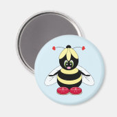 Bumblebee met Flower Pet Magnet (Voorkant / Achterkant)
