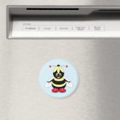 Bumblebee met Flower Pet Magnet (Insitu (Vaatwasser))