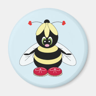 Bumblebee met Flower Pet Magnet