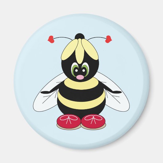 Bumblebee met Flower Pet Magnet (Voorkant)
