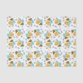 Bumblebee-mijnenpatroon Tissuepapier (Voorkant)