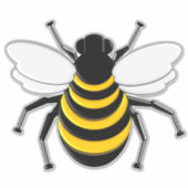 BumbleBee moet vrij zijn Sticker (Voorkant)