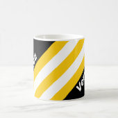 Bumblebee Nostalgische Strepen met Naam Koffiemok (Center)