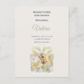 Bumblebee Nursery | Whimsical Garden Uitnodiging Briefkaart (Voorkant)