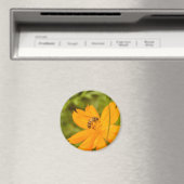 Bumblebee on a Sulfur Cosmos Magneet (Insitu (Vaatwasser))