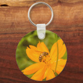 Bumblebee on a Sulfur Cosmos Sleutelhanger (Voorkant)