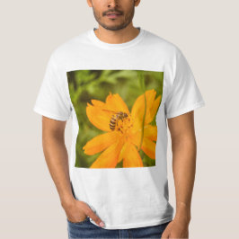 Bumblebee on a Sulfur Cosmos T-shirt