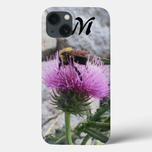 Bumblebee oogst een Paarse thyristoren Case-Mate iPhone Case (Achterkant)
